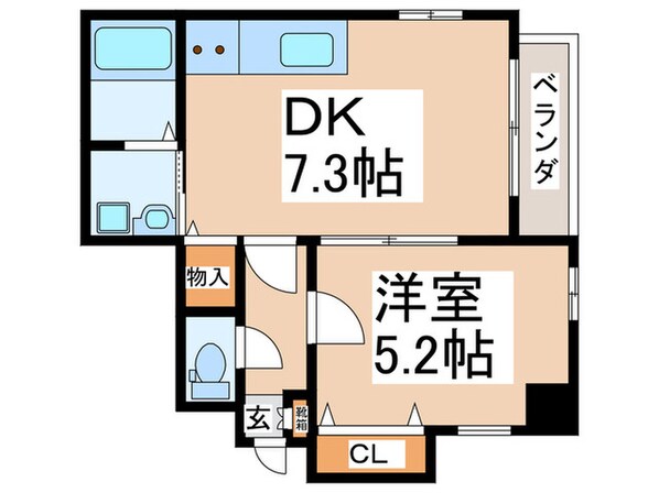 エスポワール永和の物件間取画像